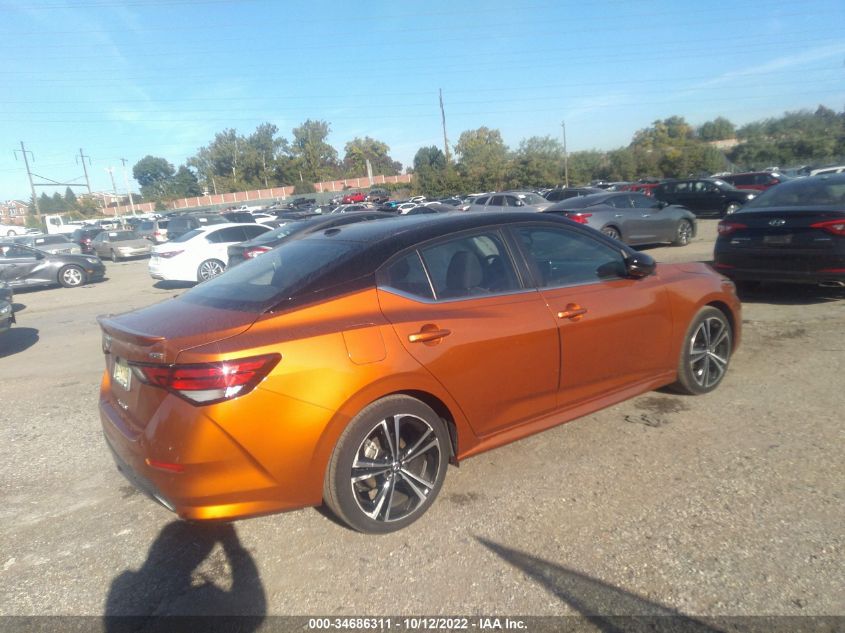 2021 NISSAN SENTRA SR VIN: 3N1AB8DV8MY235960