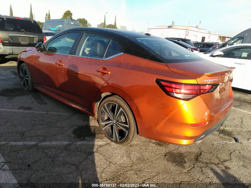 2022 NISSAN SENTRA SR VIN: 3N1AB8DV0NY213744