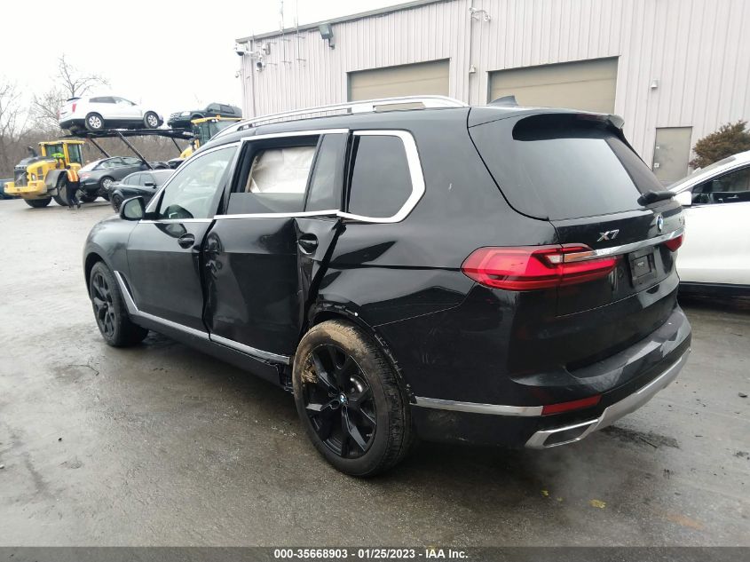 2022 BMW X7 XDRIVE40I VIN: 5UXCW2C06N9K63615