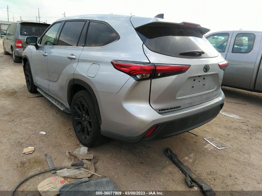 2022 TOYOTA HIGHLANDER L VIN: 5TDCZRAH9NS560244
