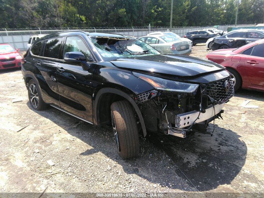 2021 TOYOTA HIGHLANDER XSE VIN: 5TDJZRAH8MS081514