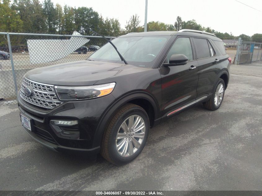 2022 FORD EXPLORER LIMITED VIN: 1FM5K8FW9NNA11112