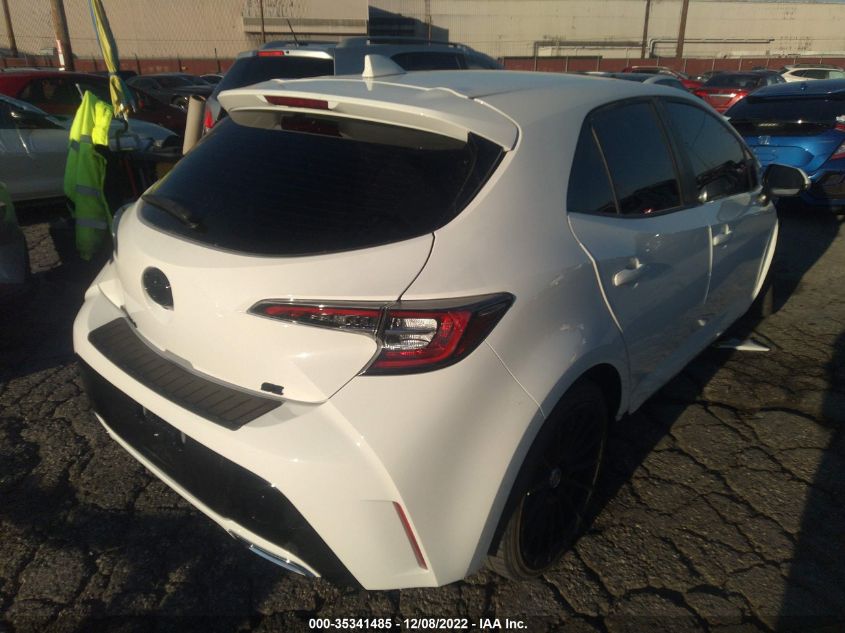 2022 TOYOTA COROLLA HATCHBACK SE/NIGHTSHADE/XSE VIN: JTND4MBE3N3188939