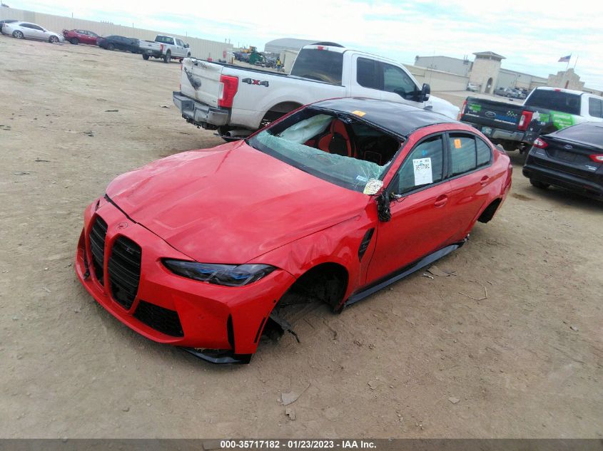 2022 BMW M3 COMPETITION XDRIVE VIN: WBS43AY0XNFM02902