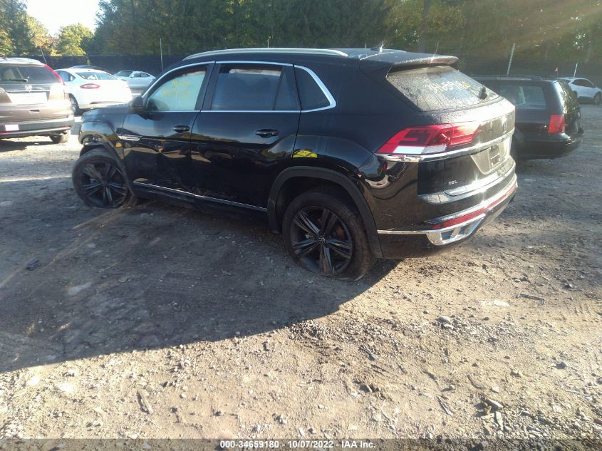 2022 VOLKSWAGEN ATLAS CROSS SPORT 2.0T SEL R-LINE VIN: 1V2SC2CA8NC223858