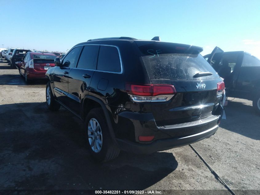 2021 JEEP GRAND CHEROKEE LAREDO X VIN: 1C4RJEAG3MC860976