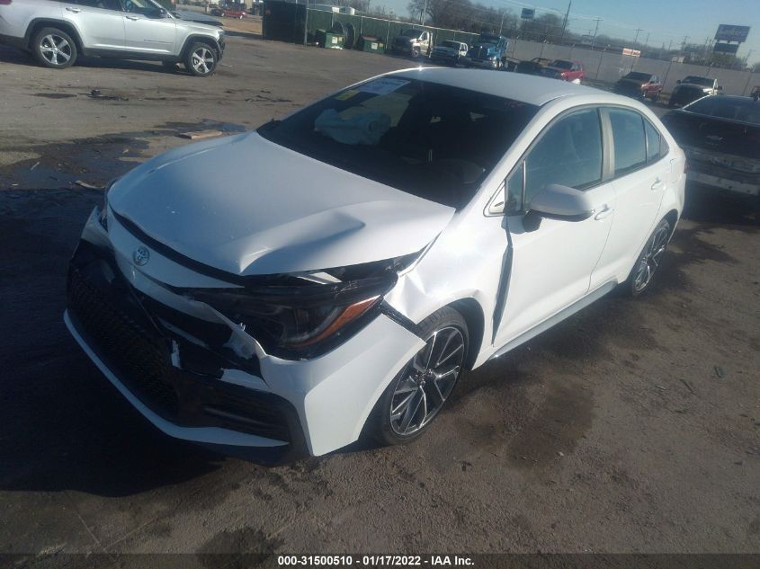 2022 TOYOTA COROLLA SE VIN: 5YFS4MCE7NP101447