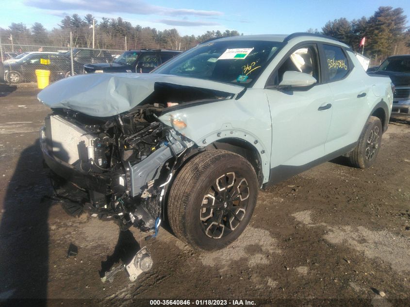 2022 HYUNDAI SANTA CRUZ SEL VIN: 5NTJCDAE7NH013305
