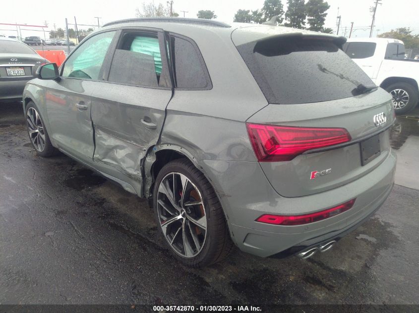 2021 AUDI SQ5 PREMIUM PLUS VIN: WA1B4AFY9M2001586