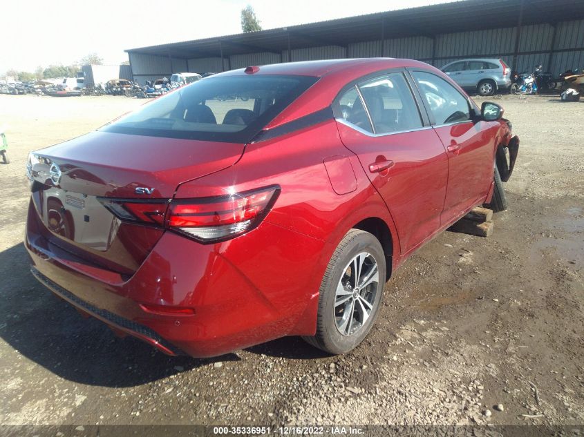 2022 NISSAN SENTRA SV VIN: 3N1AB8CVXNY297587
