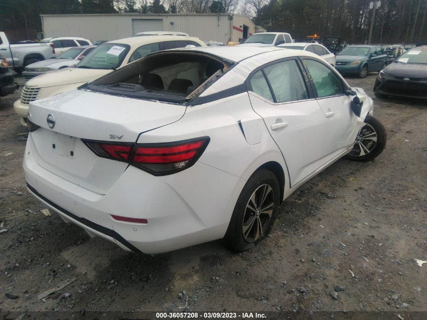 2022 NISSAN SENTRA SV VIN: 3N1AB8CVXNY285214