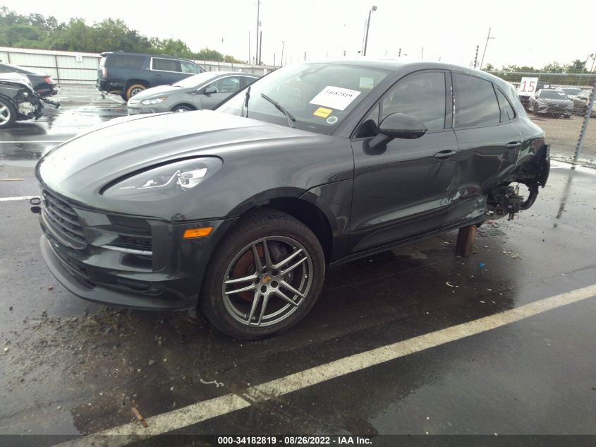 2021 PORSCHE MACAN VIN: WP1AA2A55MLB12013
