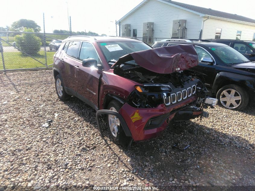 2022 JEEP COMPASS LATITUDE VIN: 3C4NJDBB5NT147367