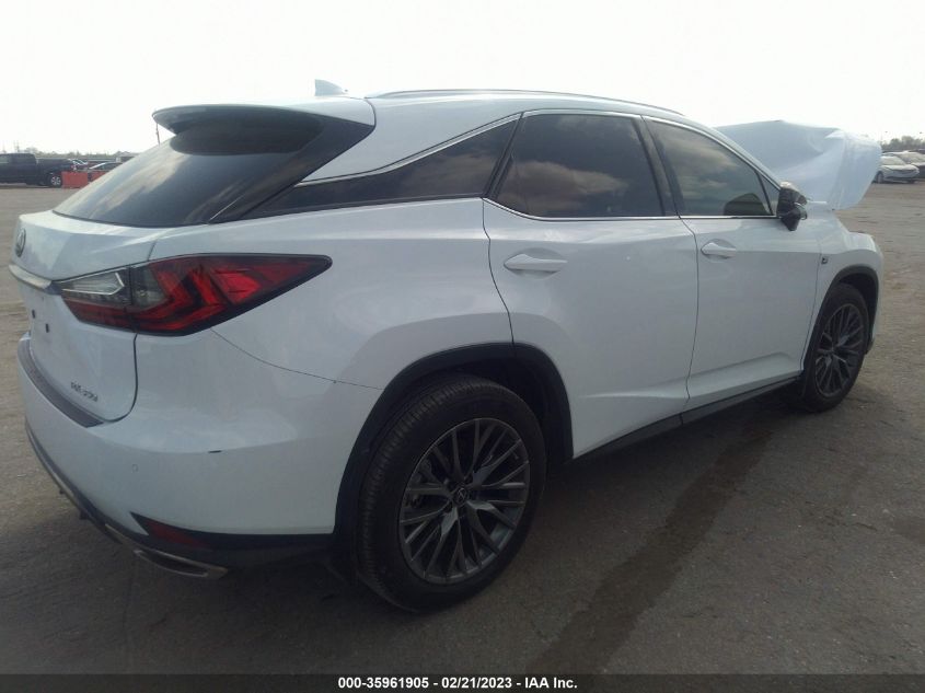 2022 LEXUS RX RX 350 F SPORT HANDLING VIN: 2T2YZMDA8NC349936