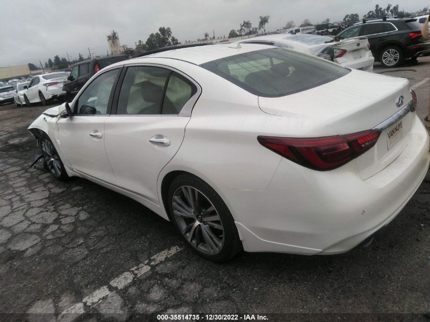 2021 INFINITI Q50 3.0T SENSORY VIN: JN1EV7CP5MM706066