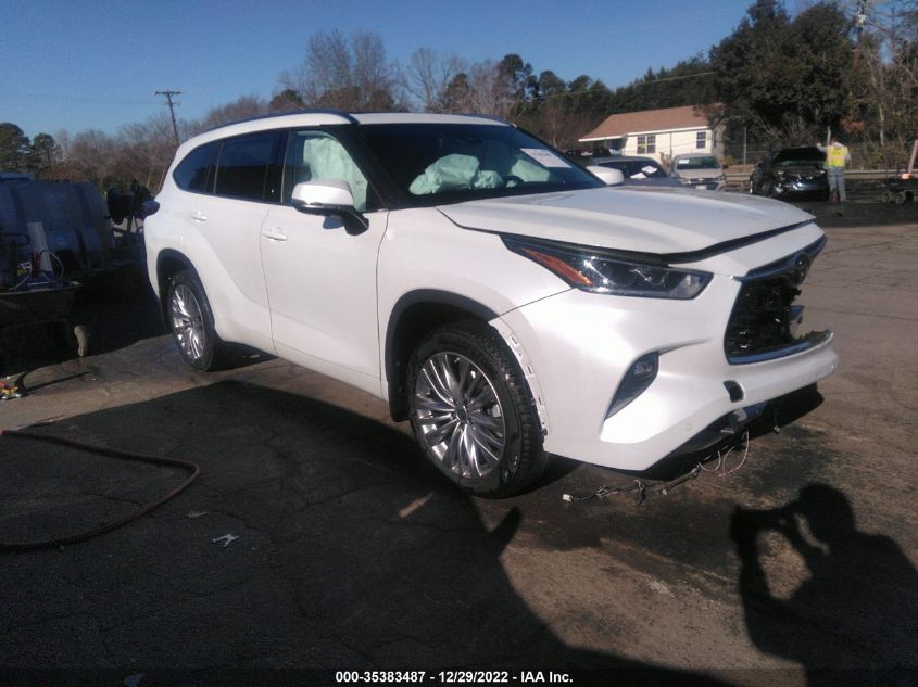 2022 TOYOTA HIGHLANDER PLATINUM VIN: 5TDFZRBH9NS189694