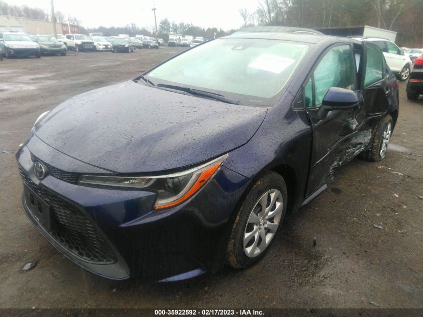 2022 TOYOTA COROLLA LE VIN: 5YFEPMAE6NP315367