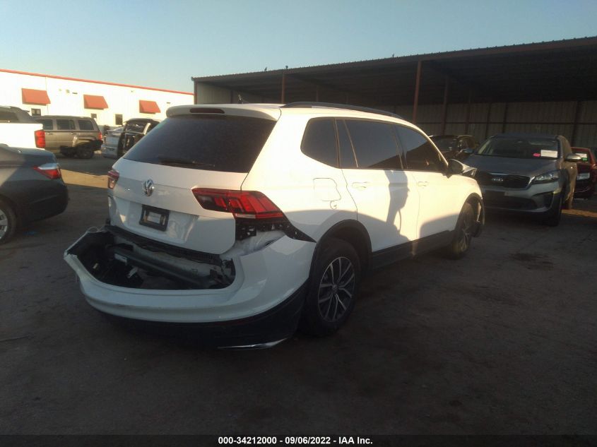 2021 VOLKSWAGEN TIGUAN S VIN: 3VV1B7AX5MM032370