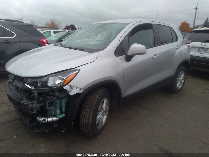 2022 CHEVROLET TRAX LS VIN: KL7CJNSM0NB502703