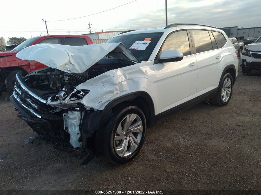 2021 VOLKSWAGEN ATLAS 3.6L V6 SE W/TECHNOLOGY VIN: 1V2JR2CA2MC611452