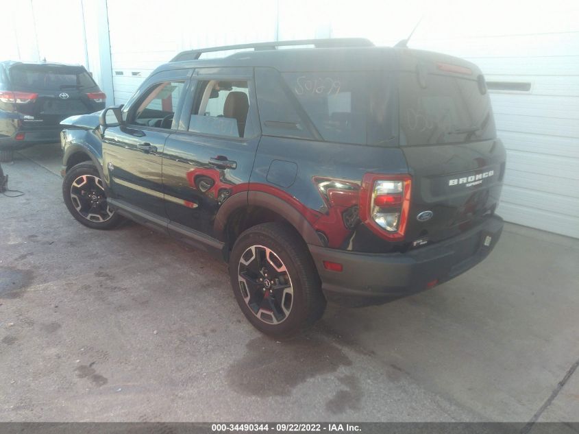 2021 FORD BRONCO SPORT OUTER BANKS VIN: 3FMCR9C60MRA45822