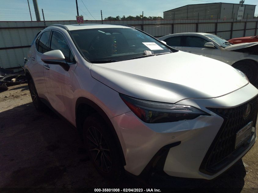 2022 LEXUS NX NX 350 PREMIUM VIN: 2T2GGCEZ1NC001962