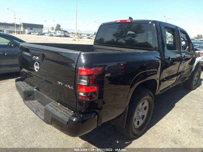 2022 NISSAN FRONTIER SV VIN: 1N6ED1EK7NN657928