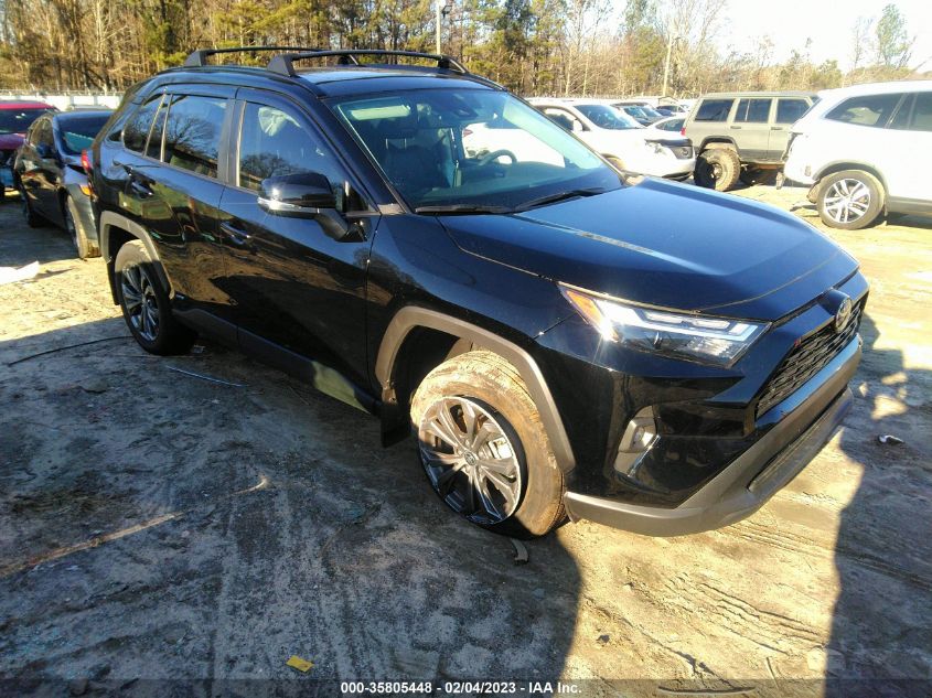 2022 TOYOTA RAV4 HYBRID XLE PREMIUM VIN: 4T3B6RFV2NU088759