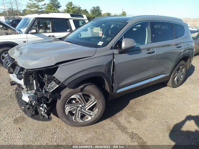 2022 HYUNDAI SANTA FE SEL VIN: 5NMS3DAJ9NH466936