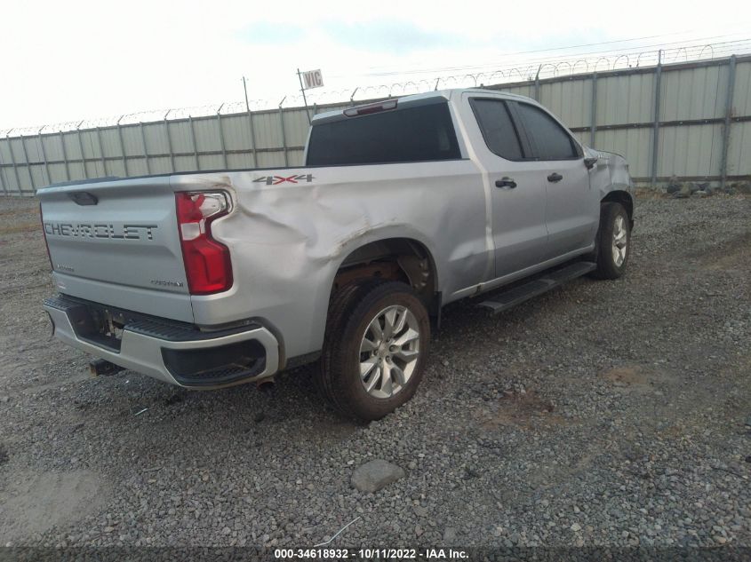2021 CHEVROLET SILVERADO 1500 CUSTOM VIN: 1GCRYBEK4MZ236884