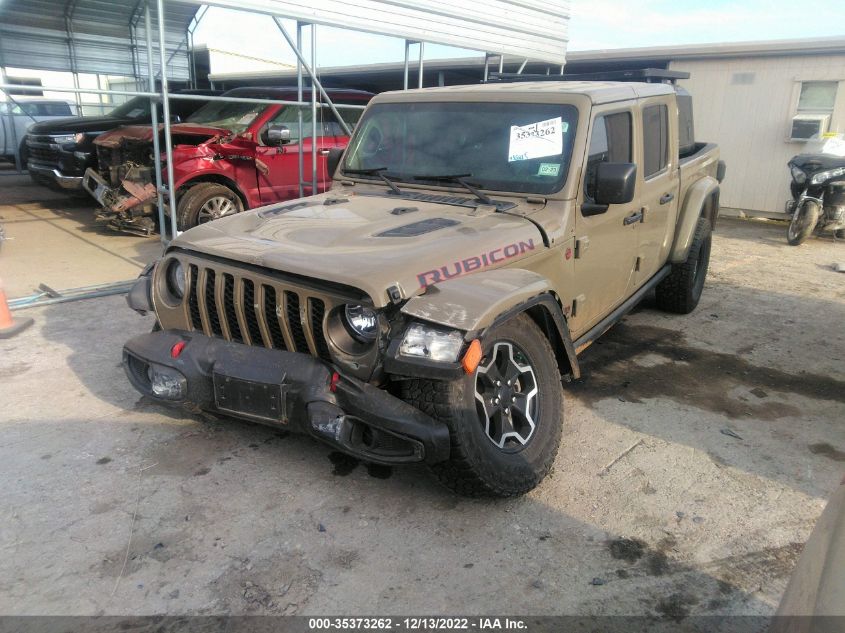 2020 JEEP GLADIATOR RUBICON VIN: 1C6JJTBG8LL196258