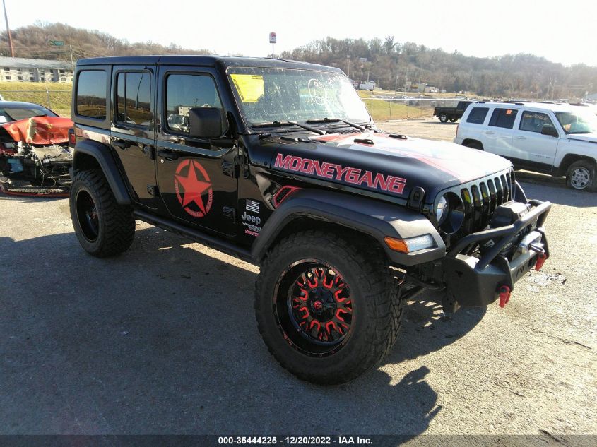 2021 JEEP WRANGLER UNLIMITED SPORT S VIN: 1C4HJXDN4MW510031