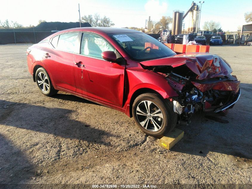 2021 NISSAN SENTRA SV VIN: 3N1AB8CV6MY291235