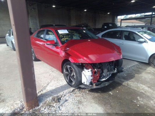 2021 HYUNDAI ELANTRA LIMITED VIN: 5NPLP4AGXMH039487