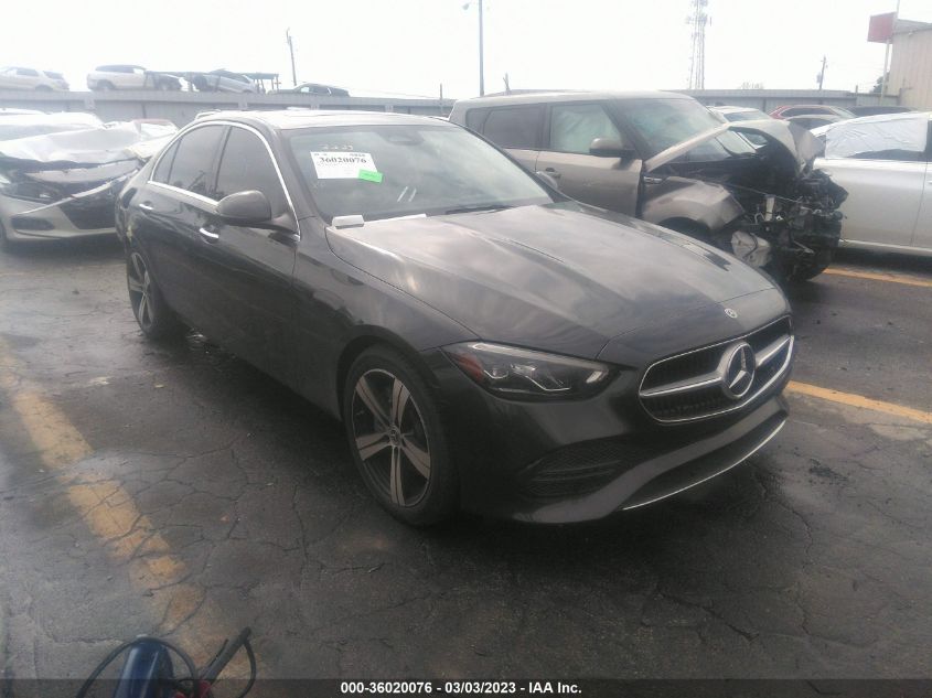 2022 MERCEDES-BENZ C-CLASS C 300 VIN: W1KAF4GB5NR015443