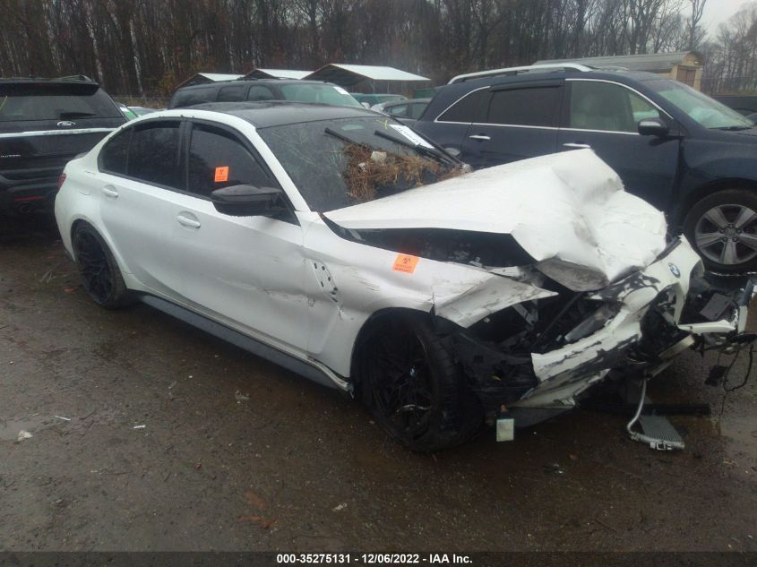 2021 BMW M3 COMPETITION VIN: WBS33AY09MFL41276