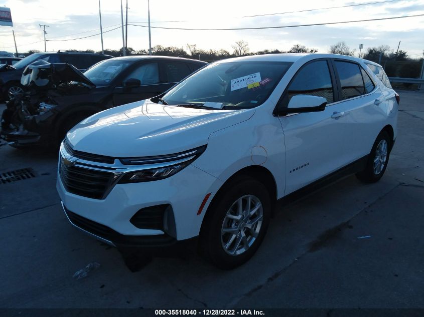 2022 CHEVROLET EQUINOX LT VIN: 3GNAXUEV9NL105388