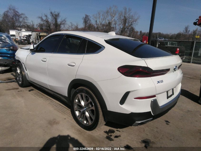 2021 BMW X6 XDRIVE40I VIN: 5UXCY6C00M9D74812
