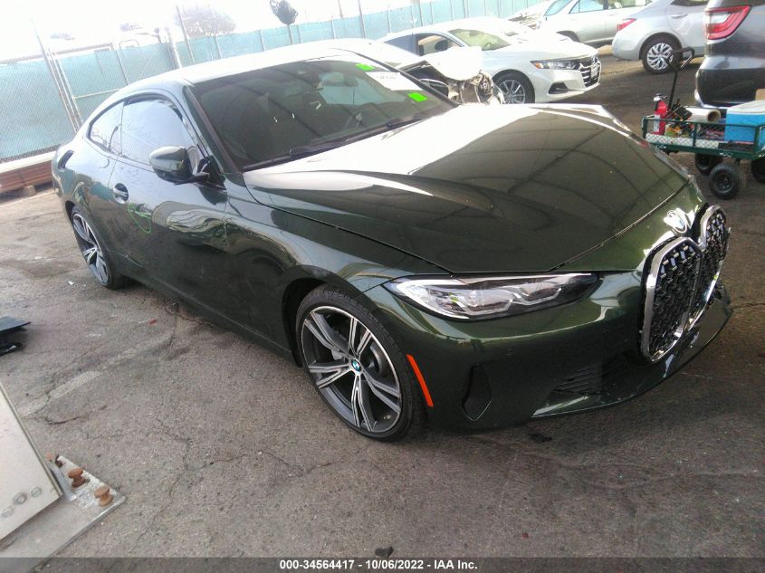 2021 BMW 4 SERIES 430I VIN: WBA53AP03MCF89199