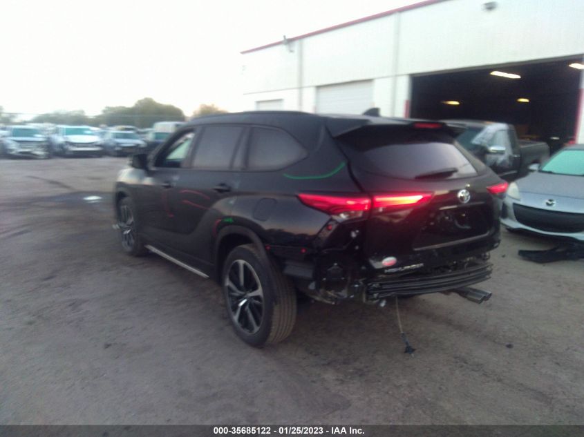 2021 TOYOTA HIGHLANDER XSE VIN: 5TDJZRAH2MS066488