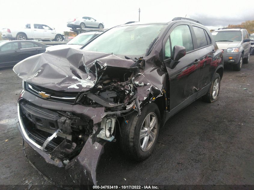 2021 CHEVROLET TRAX LT VIN: KL7CJPSBXMB342127