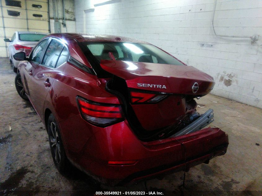 2022 NISSAN SENTRA SV VIN: 3N1AB8CVXNY267361