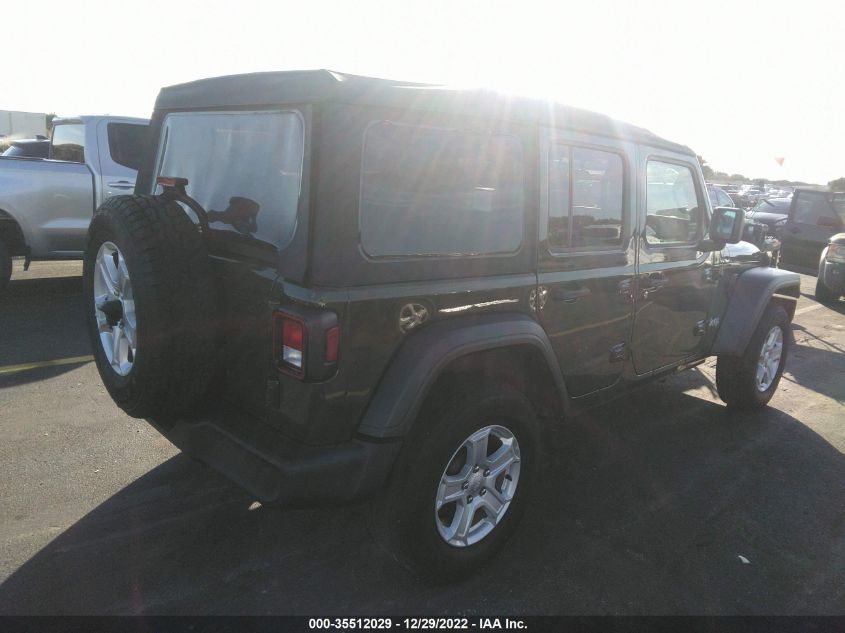 2021 JEEP WRANGLER UNLIMITED SPORT S VIN: 1C4HJXDN5MW592643