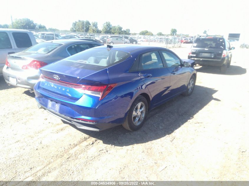 2022 HYUNDAI ELANTRA SE VIN: 5NPLL4AG3NH056273