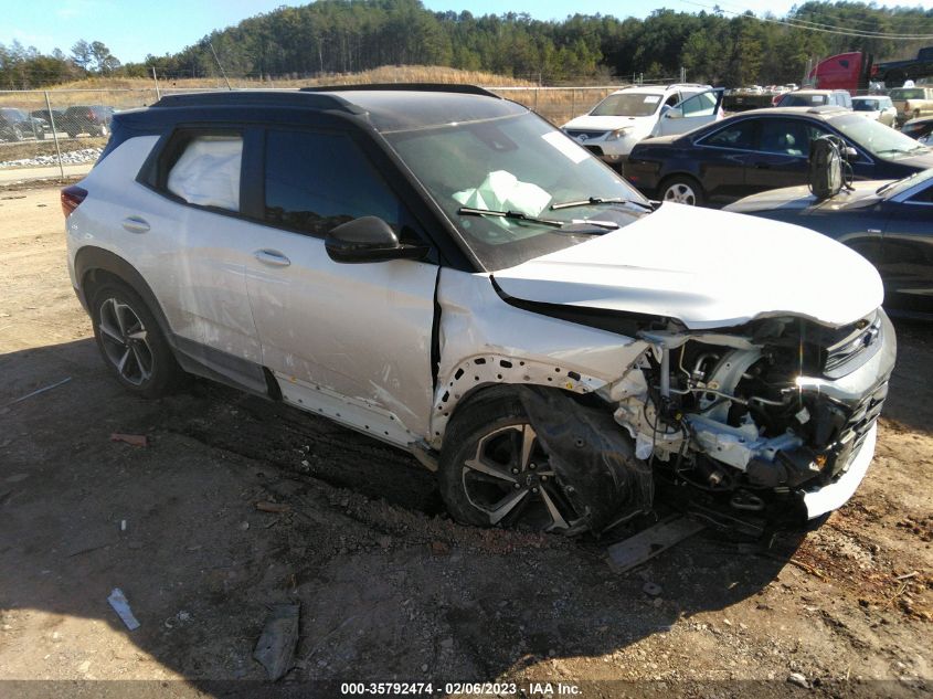 2022 CHEVROLET TRAILBLAZER RS VIN: KL79MUSL3NB031844