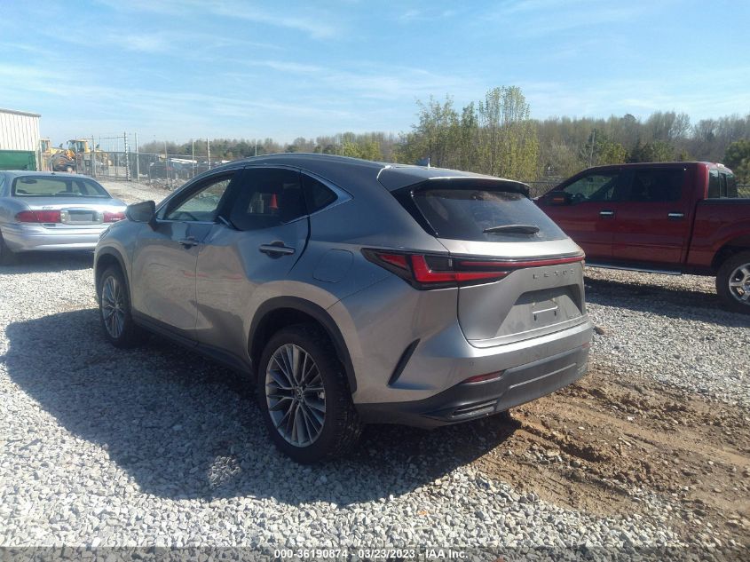 2022 LEXUS NX NX 350 PREMIUM VIN: 2T2GGCEZXNC006240