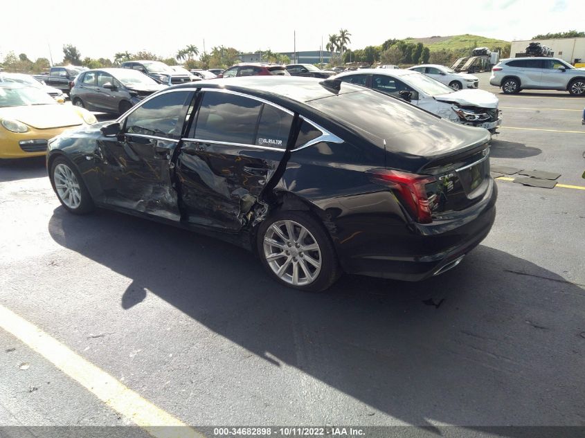 2021 CADILLAC CT5 LUXURY VIN: 1G6DM5RK8M0145626