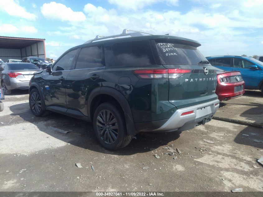 2023 NISSAN PATHFINDER SL VIN: 5N1DR3CD5PC212517
