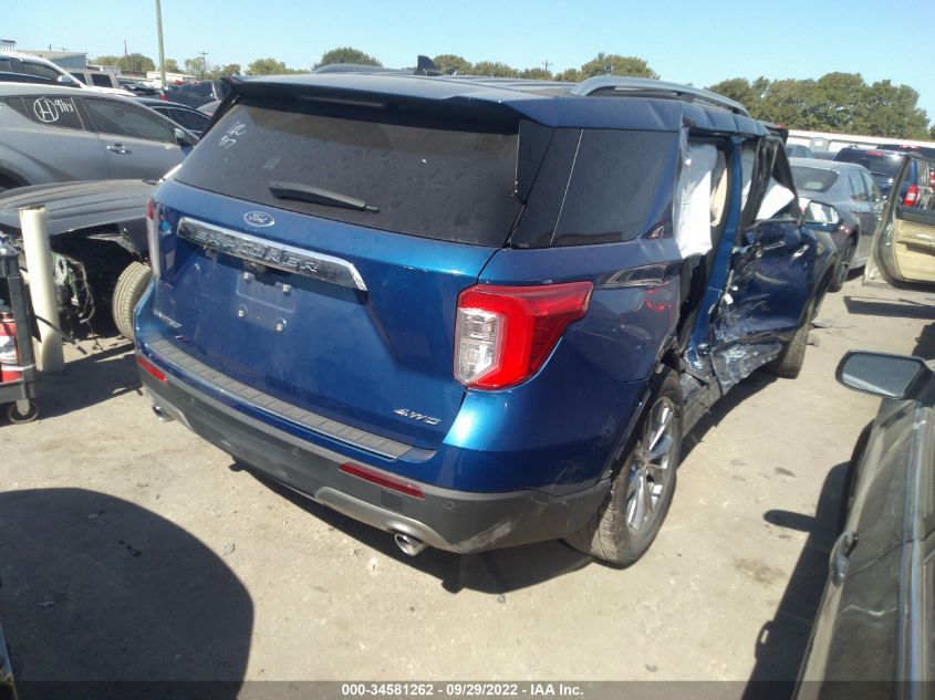 2021 FORD EXPLORER LIMITED VIN: 1FMSK8FH6MGB72816
