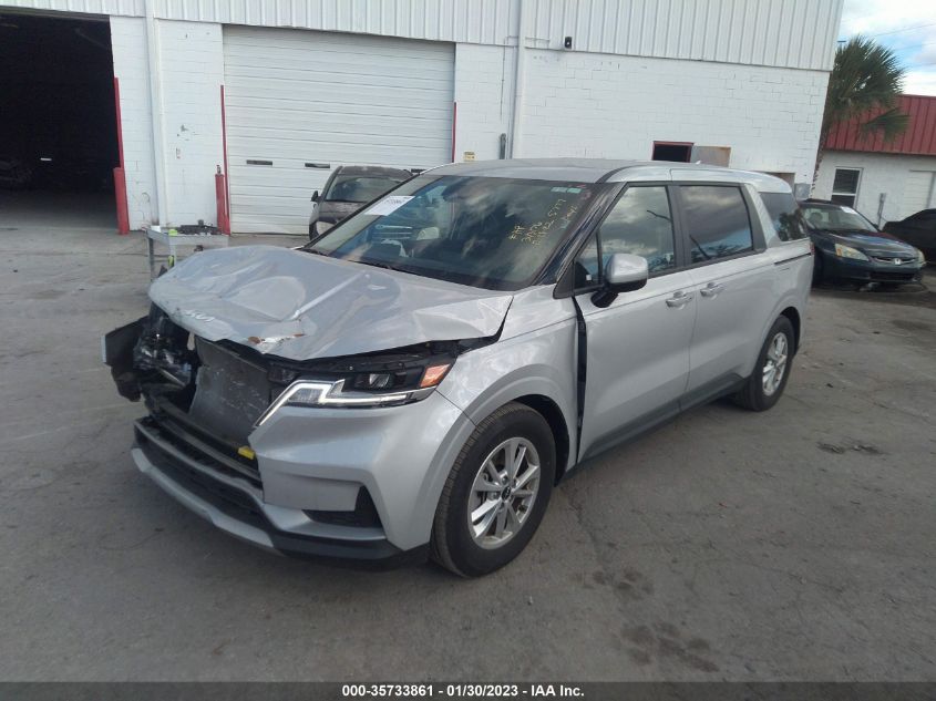 2022 KIA CARNIVAL LXS VIN: KNDNB4H3XN6155777